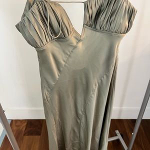 ASOS design sage green dress